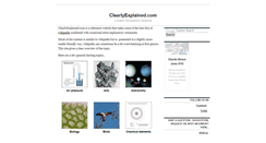 Desktop Screenshot of clearlyexplained.com