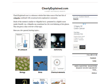 Tablet Screenshot of clearlyexplained.com